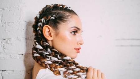Beautiful hairstyles with kanekalon