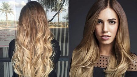 Ombre for light brown hair: features, types, shade selection