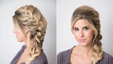 Medium length hair braids
