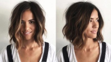 Balayage on dark hair