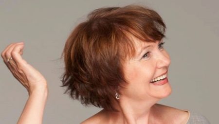 Short hairstyles without styling for women over 60