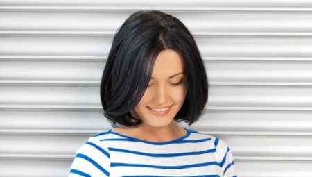 Short bob without bangs