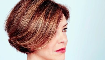 Highlights for short dark hair