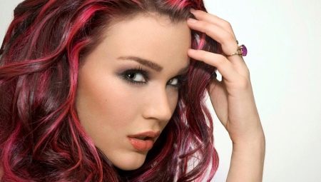 Highlighting on dark hair with toning