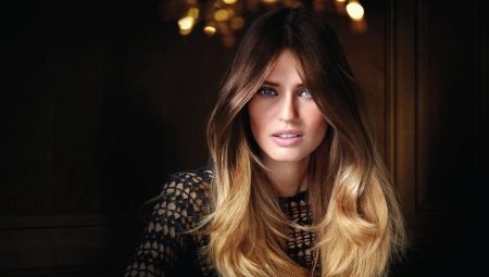 Teinture à la mode des cheveux longs: types et technologie d'exécution