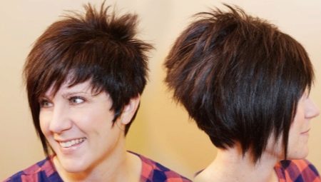 Trendy asymmetric haircuts