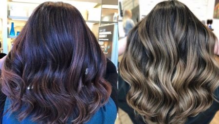 Shimmer dyeing for dark hair