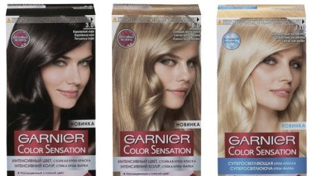 Features and color palette of Garnier hair dye