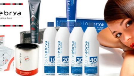 Features and color palette of hair dyes Inebrya