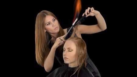 Fire haircut: purpose, pros and cons, types