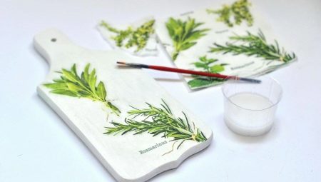 DIY decoupage cutting boards