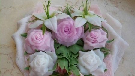 How to make beautiful bouquets from handmade soap?