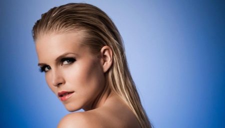 How to make your own hairstyle with the effect of wet hair?