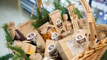 How to collect a grocery basket as a gift for the New Year?