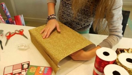 How to pack square and rectangular gift?