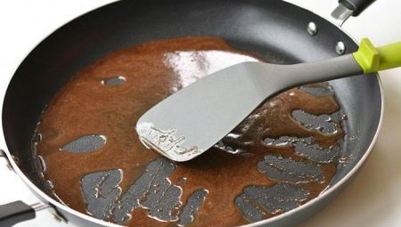 What to do if the frying pan burns?