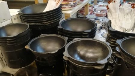 Cauldrons for induction cookers: description, types, selection and operation