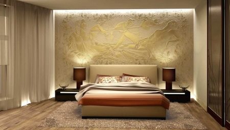 Decorative plaster in the bedroom: varieties and tips for choosing