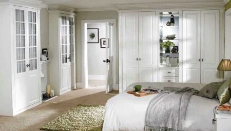 Bedroom interior design in white