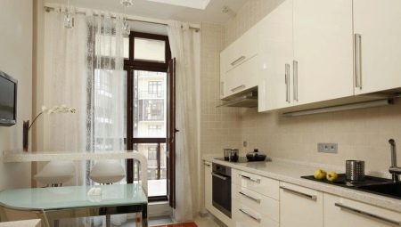 Design of a small kitchen with a balcony: options and tips for choosing