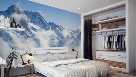 Photo wallpaper 3D for the bedroom: types, selection and placement