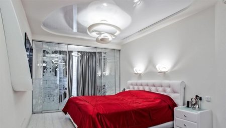 Ideas for interior design of a bedroom 9 sq. m