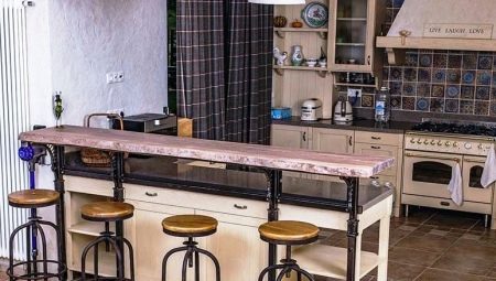 How to make a bar counter for the kitchen with your own hands?