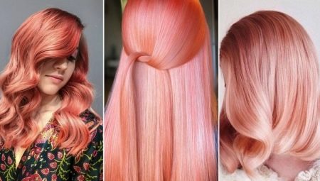 Coral hair color: shades, selection and coloring rules