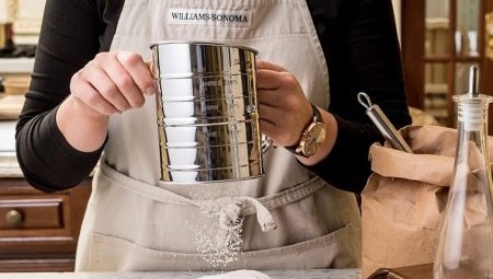 Sieve mug for sifting flour: features, types and selection criteria