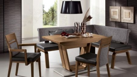 Kitchen corners with a table for the kitchen: features and selection criteria