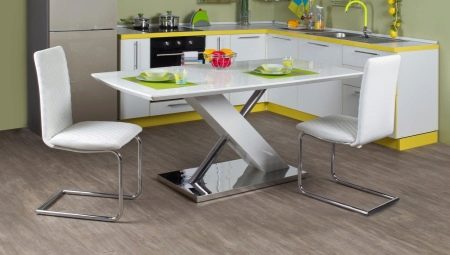 Legs for the kitchen table: types and features