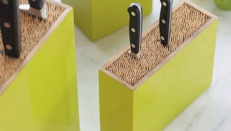 DIY knife stand: manufacturing methods