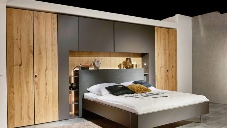 Bedside wardrobes in the bedroom: features, types and placement methods