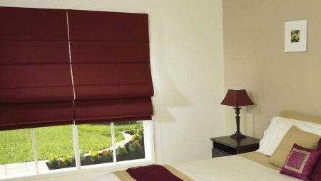 Roman blinds in the bedroom: design options and selection rules