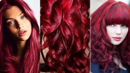 Ruby hair color: shades, choice of dyes, care tips