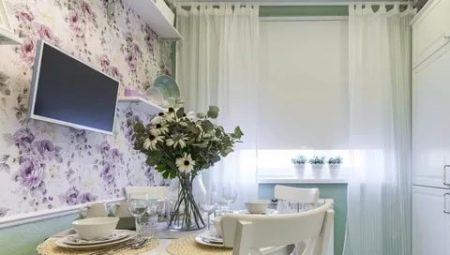 Rideaux en voile dans la cuisine: variétés, conseils de choix et de fixation