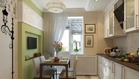 Curtains for the kitchen with a balcony door: varieties and selection criteria