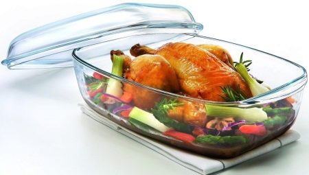 Glass baking dishes: advantages and disadvantages, choice and care