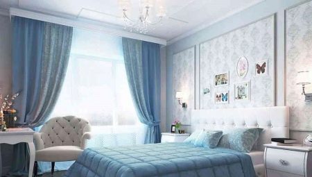 The subtleties of bedroom decoration in blue tones