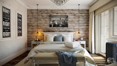 Bedroom interior design options 13 sq. m