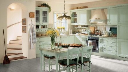 Provence style kitchen interior design