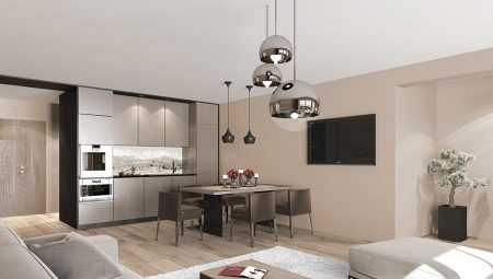 Kitchen-living room design 25 sq. m: the best projects and design options