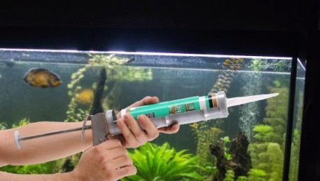 Aquarium sealant: types, selection and application