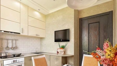 Idées pour la conception d'intérieur de cuisine 6 m². m dans