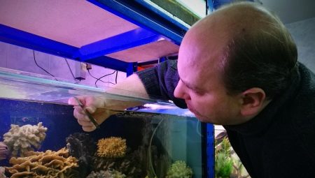How often should the water in the aquarium be changed and how should it be done?
