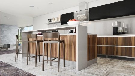 Porcelain stoneware for the kitchen floor: varieties, selection and care