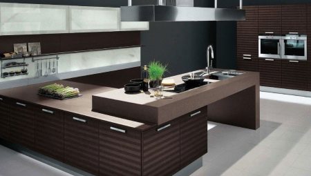Cuisines brunes: combinaisons de couleurs et idées de design intéressantes