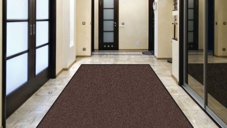 Carpets in the hallway: varieties, selection, care, examples