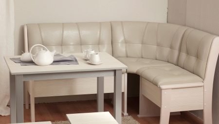 Leather sofas for the kitchen: models from natural and artificial leather, tips for choosing
