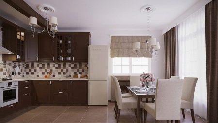 Coffee colored kitchens